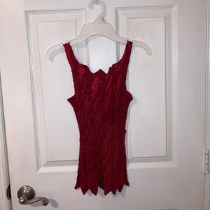 Red Stretchy Tank